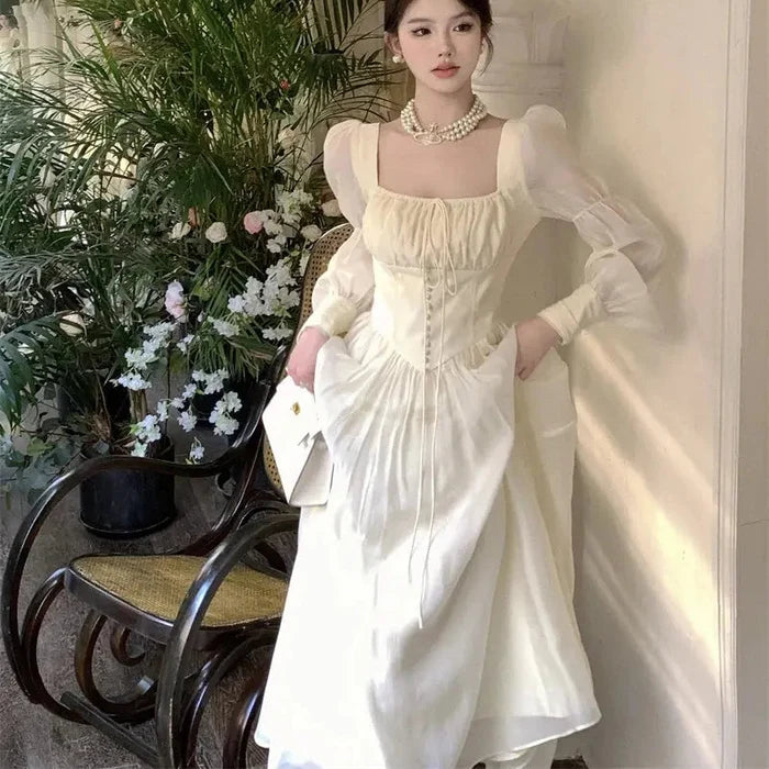 Lantern Sleeve Fairy Dress fashionnsio