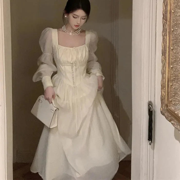 Lantern Sleeve Fairy Dress fashionnsio