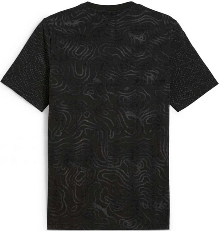Puma OPEN ROAD AOP Tee Black Men's T-Shirt Black 68165601