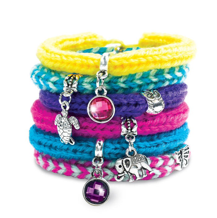 Quick Knit Charm Bracelets DIY Craft Kit