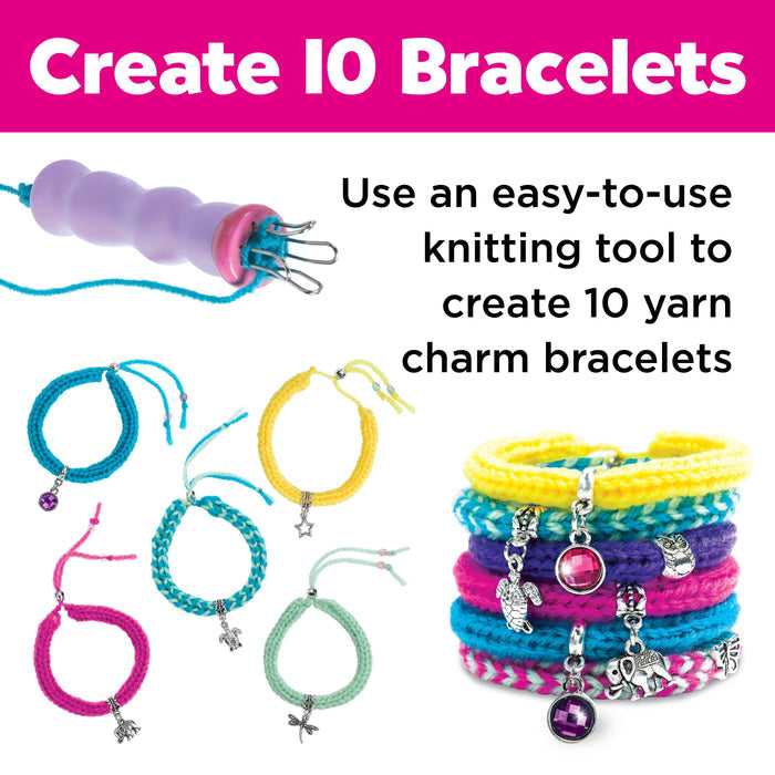 Quick Knit Charm Bracelets DIY Craft Kit