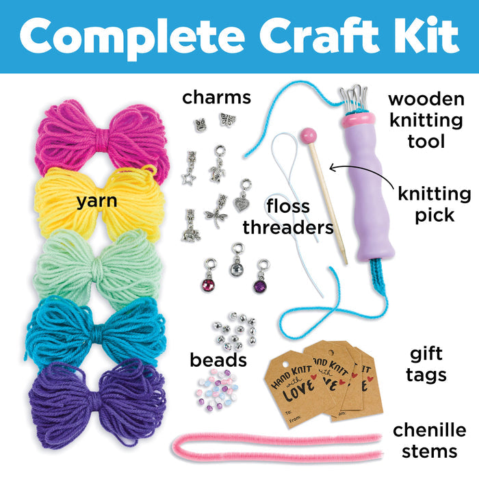 Quick Knit Charm Bracelets DIY Craft Kit