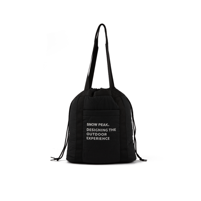 Quilted Ripstop Tote 'Black'
