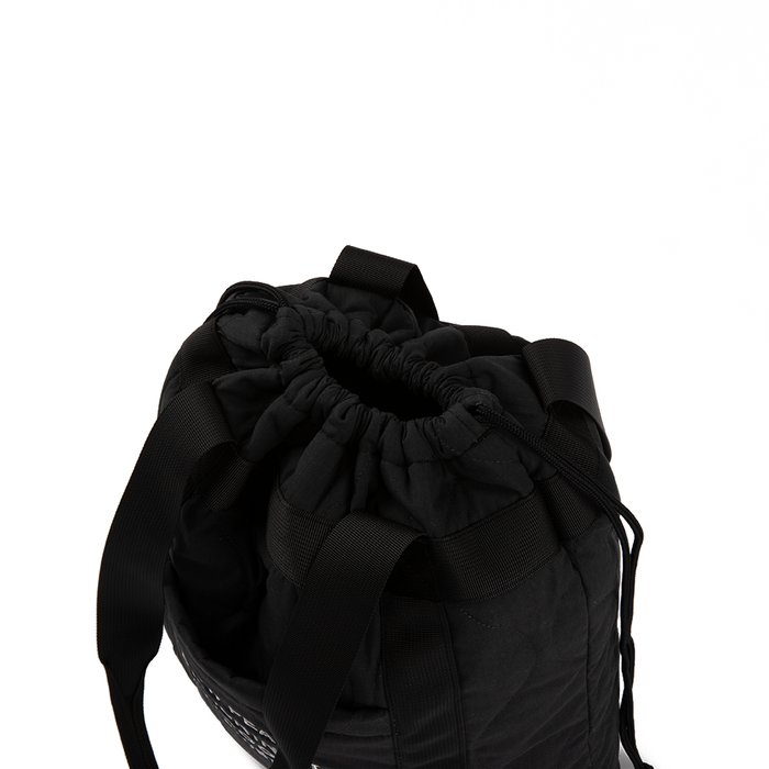 Quilted Ripstop Tote 'Black'