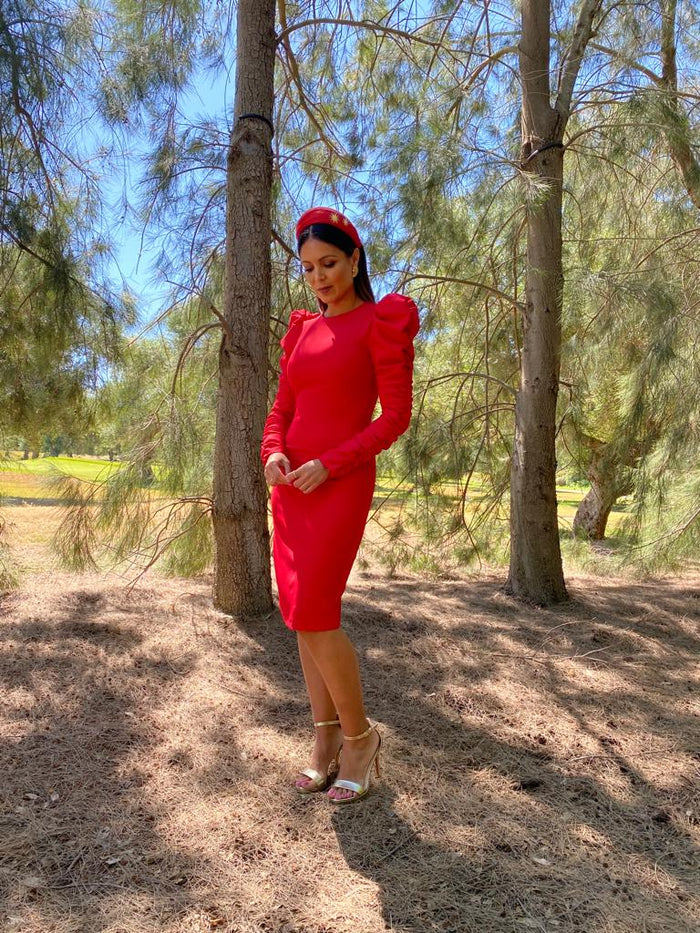 Raina Dress (Red)