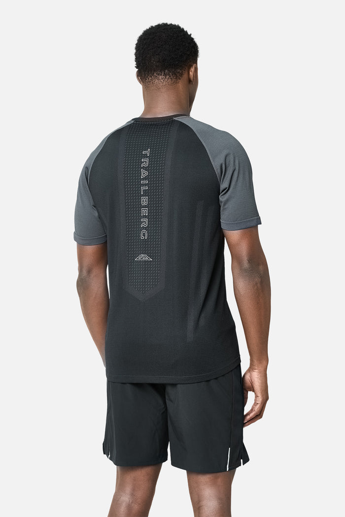 Rapid Dash Seamless Twinset - Volcano Grey/Black