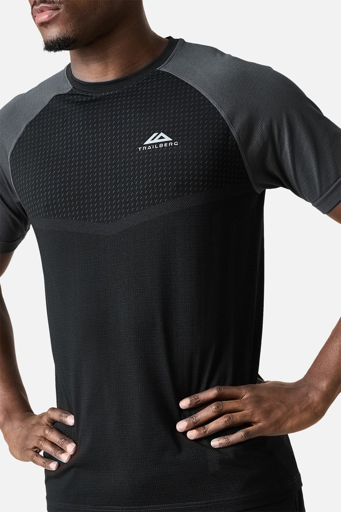 Rapid Dash Seamless Twinset - Volcano Grey/Black