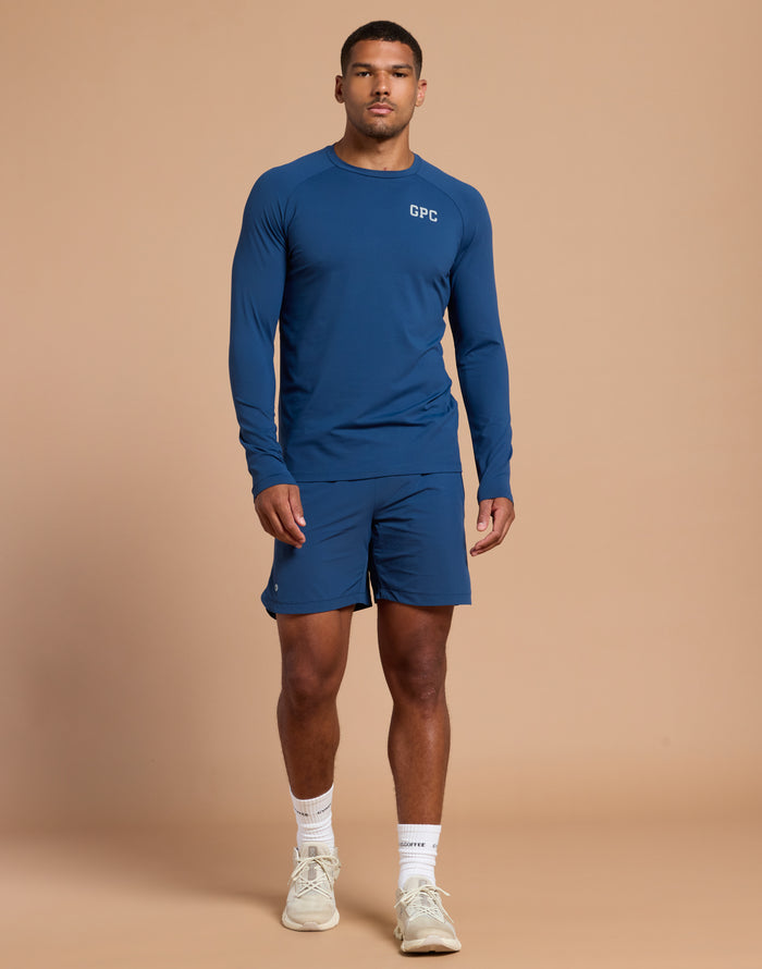 Relentless 7" Shorts in Petrol Blue