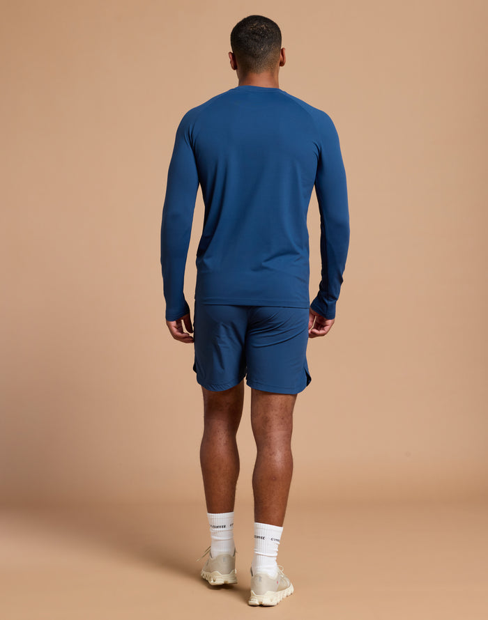Relentless 7" Shorts in Petrol Blue