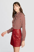 Retro Blouse (Brown)