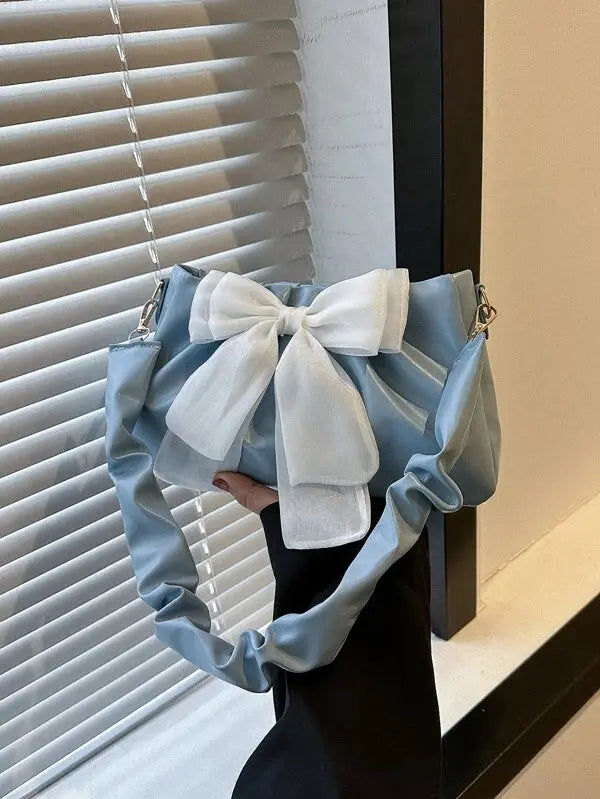 Bow-knot Ribbon Cloud Shoulder Bags fashionnsio