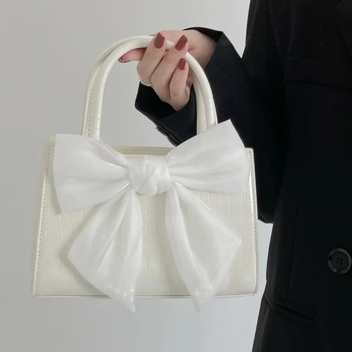 Mesh Bowknot Handbags fashionnsio