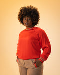 Rose Long Sleeve Top (Poppy)