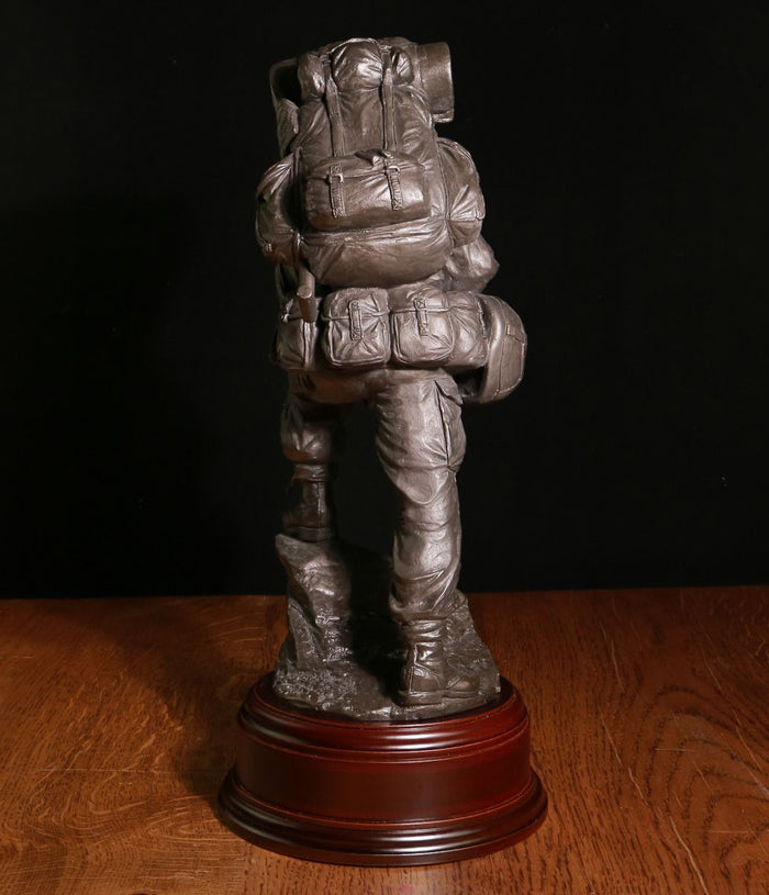 Royal Marines Commando SLR Rifle Alert - Bronze A5o