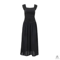 Ruched Waist Fit Maxi Dress - Fashionnsio