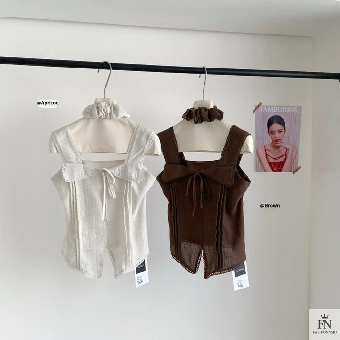 Ruffle Lace Korean Top - Fashionnsio