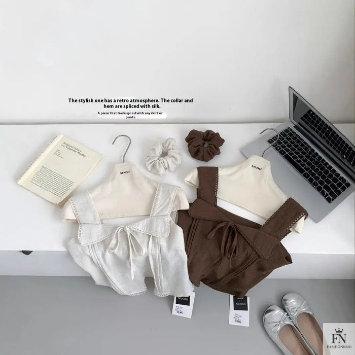 Ruffle Lace Korean Top - Fashionnsio