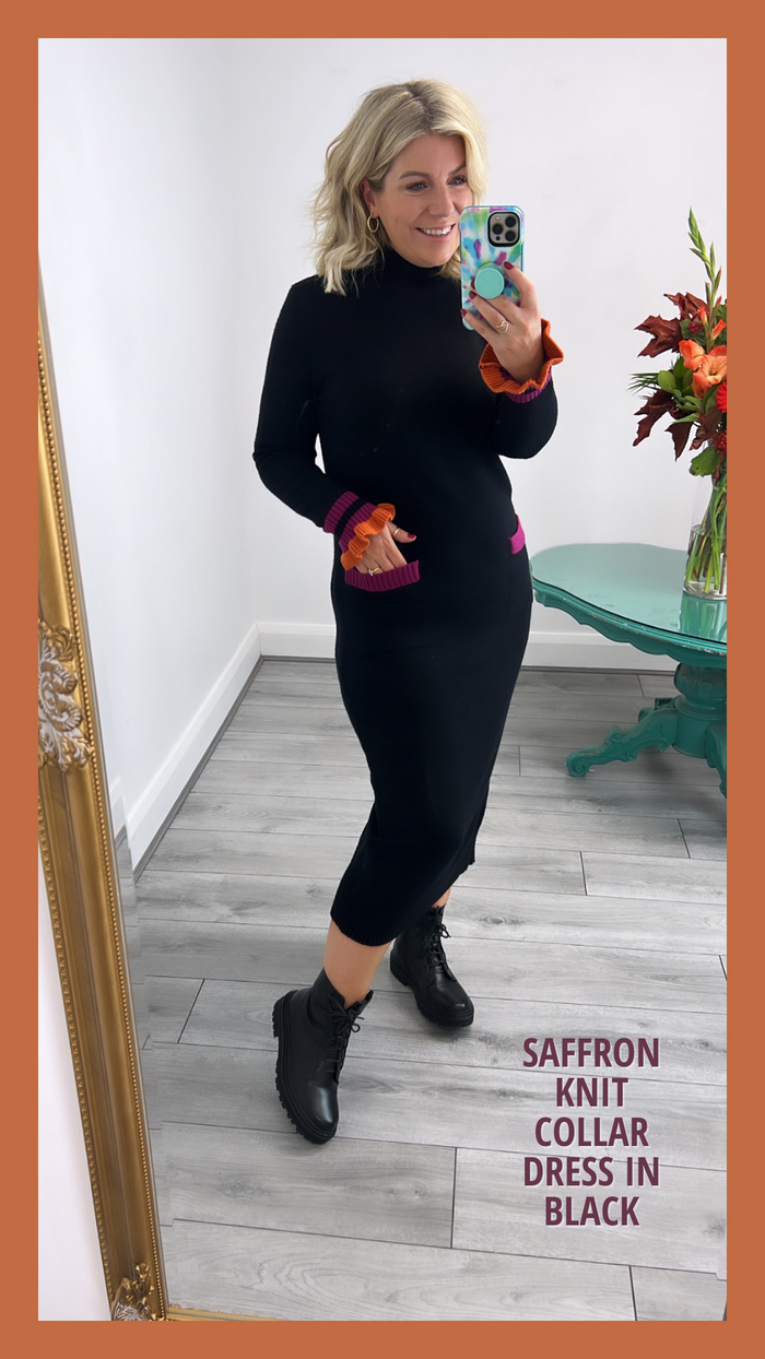 Saffron Dress (Black)