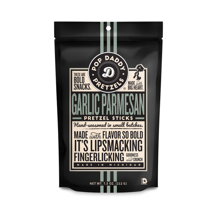 Seasoned Pretzels - 7.5oz - Garlic Parmesan