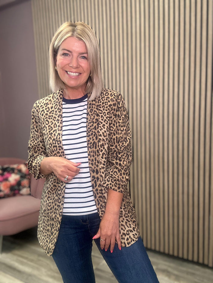 Sella Blazer (Leopard Print)