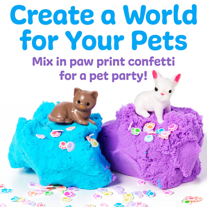 Sensory Mini Play Kit Jar with Cloud Clay - Pets Theme