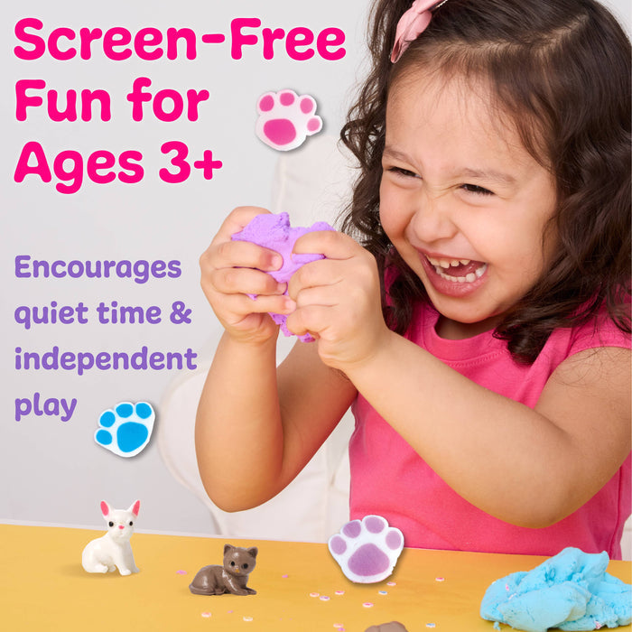 Sensory Mini Play Kit Jar with Cloud Clay - Pets Theme