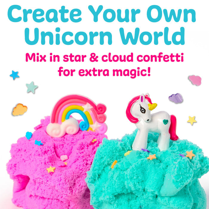 Sensory Mini Play Kit Jar with Cloud Clay - Unicorn Theme