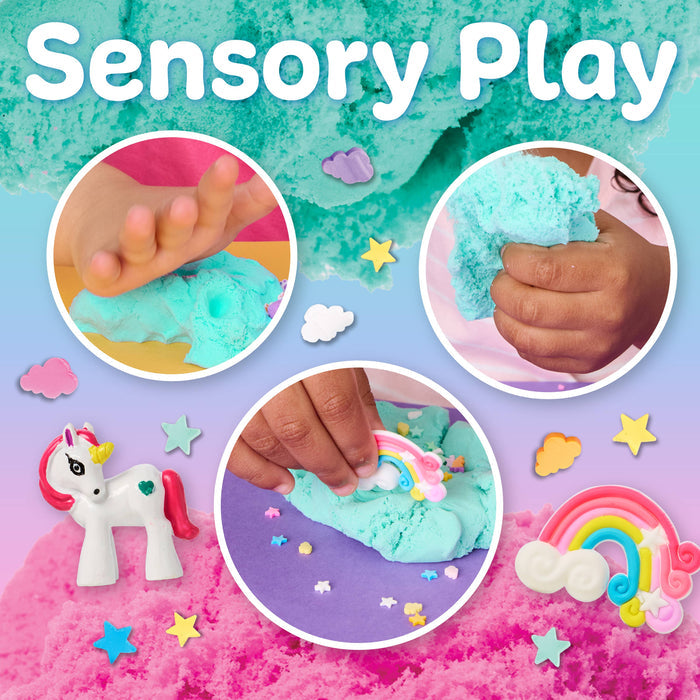 Sensory Mini Play Kit Jar with Cloud Clay - Unicorn Theme
