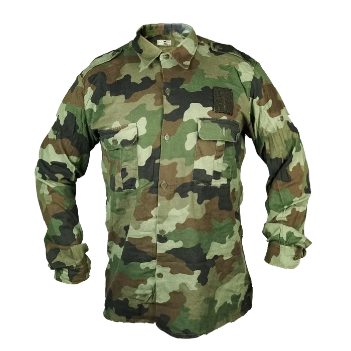 Serbian M93 Woodland Field Shirt - Serbian Army Surplus - Field Shirts