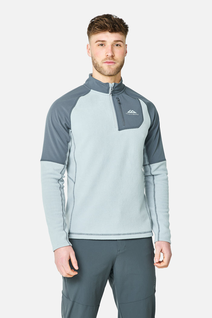Sierra Microfleece 1/4 Zip - Lunar Grey/Graphite Grey