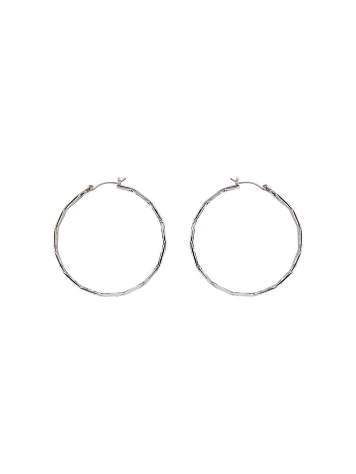 Sille Hoop Earrings (Silver)