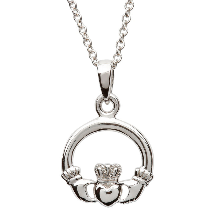 Silver Claddagh Necklace