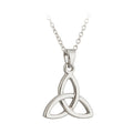 Solvar Silver Plated Trinity Knot Pendant S44972
