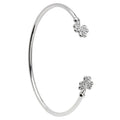Silver Shamrock Bangle