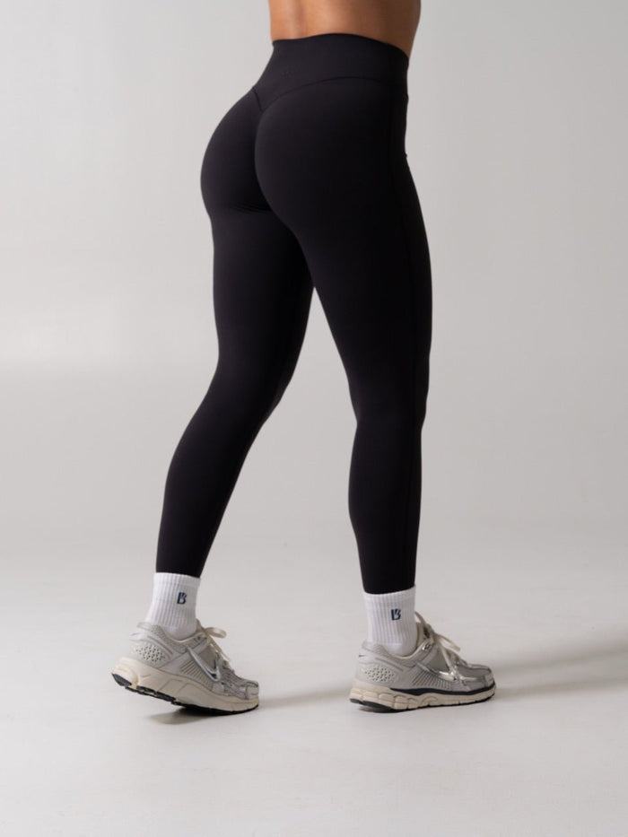 Siren Scrunch Legging - Onyx Black