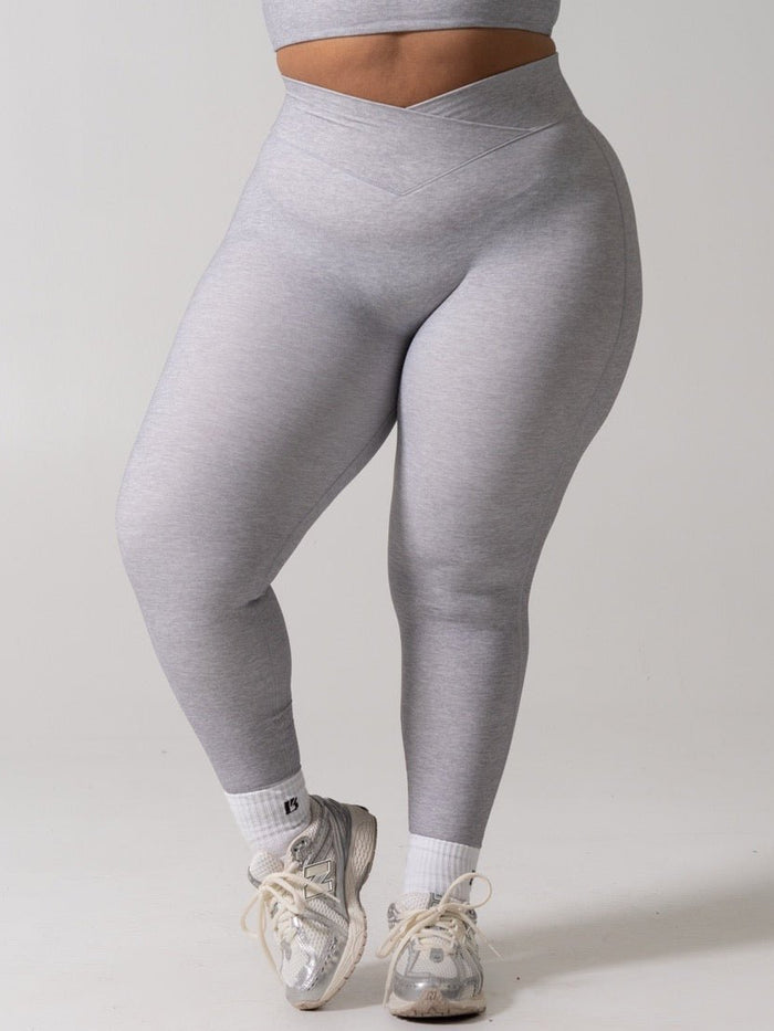 Siren Scrunch Legging - Platinum