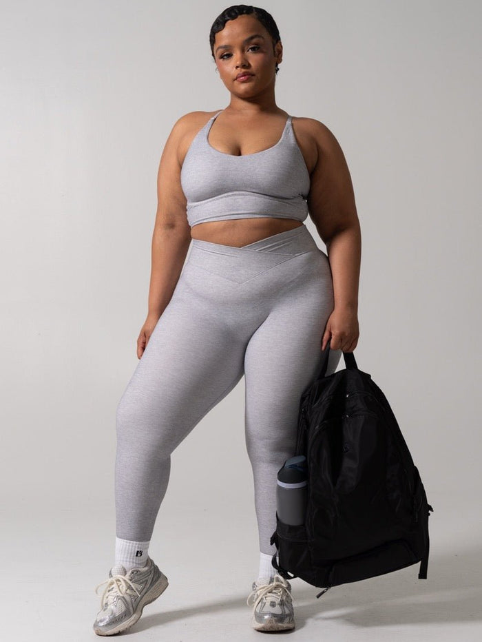 Siren Scrunch Legging - Platinum
