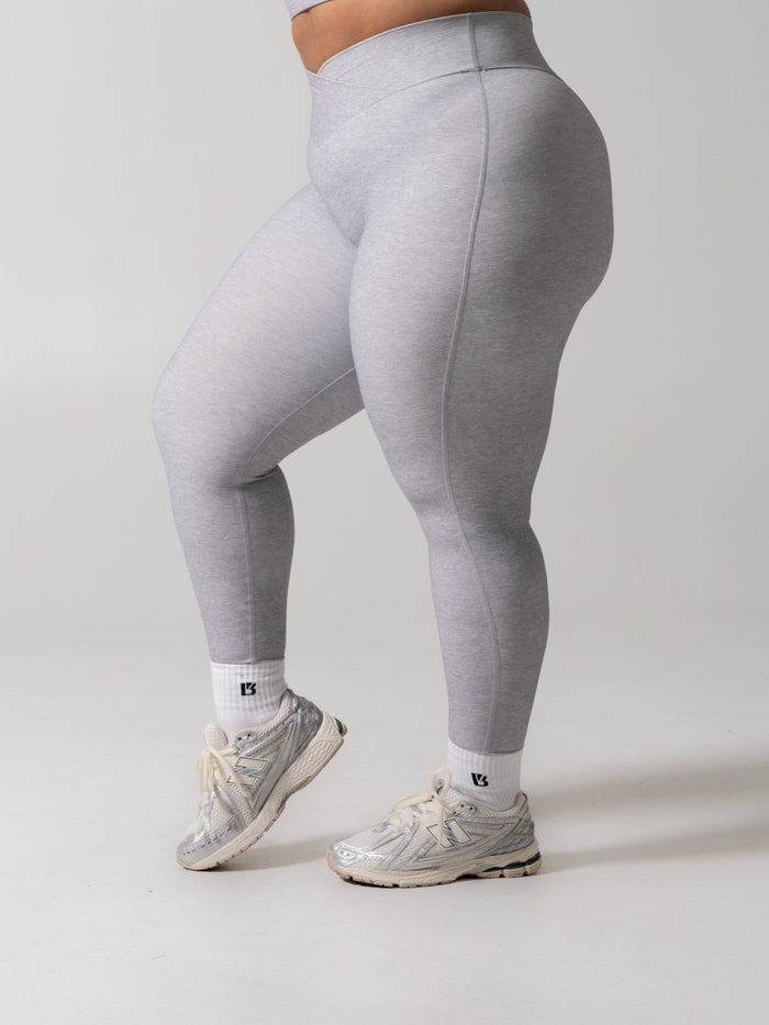 Siren Scrunch Legging - Platinum