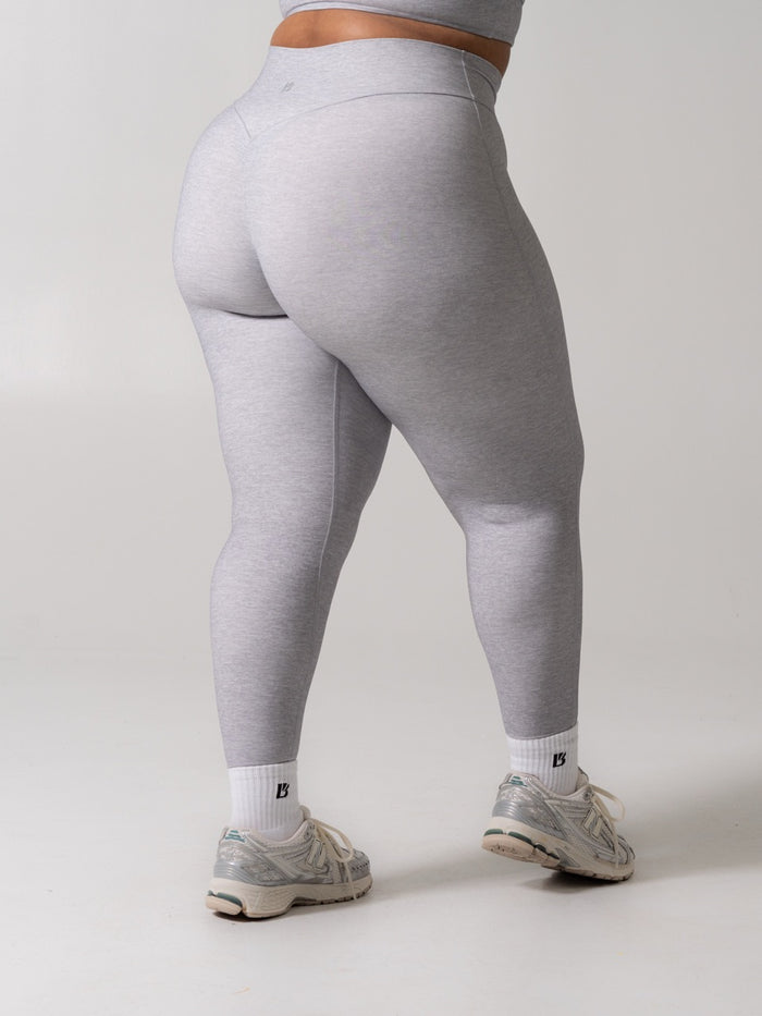 Siren Scrunch Legging - Platinum