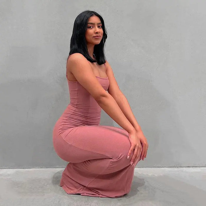 Slim Fitted Bodycon Long Dress fashionnsio