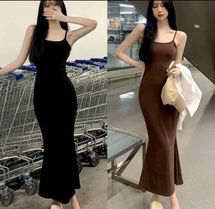 Skims Bodycon Long Dress fashionnsio