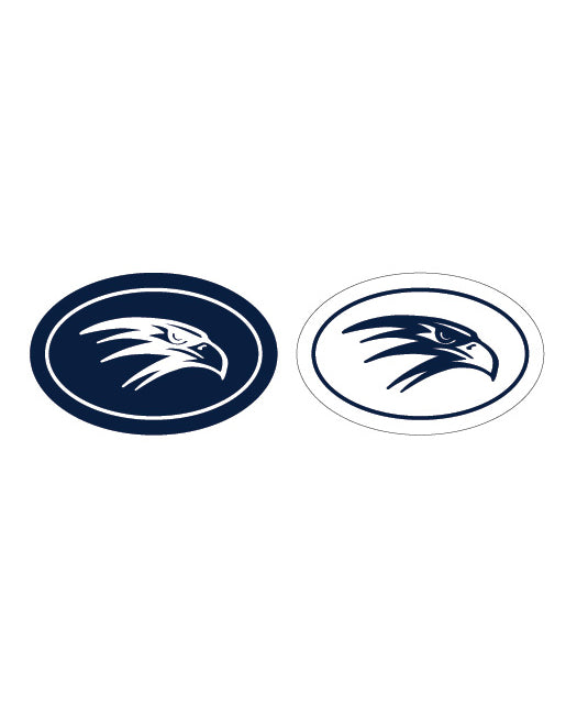 Small Hawk Oval Decal