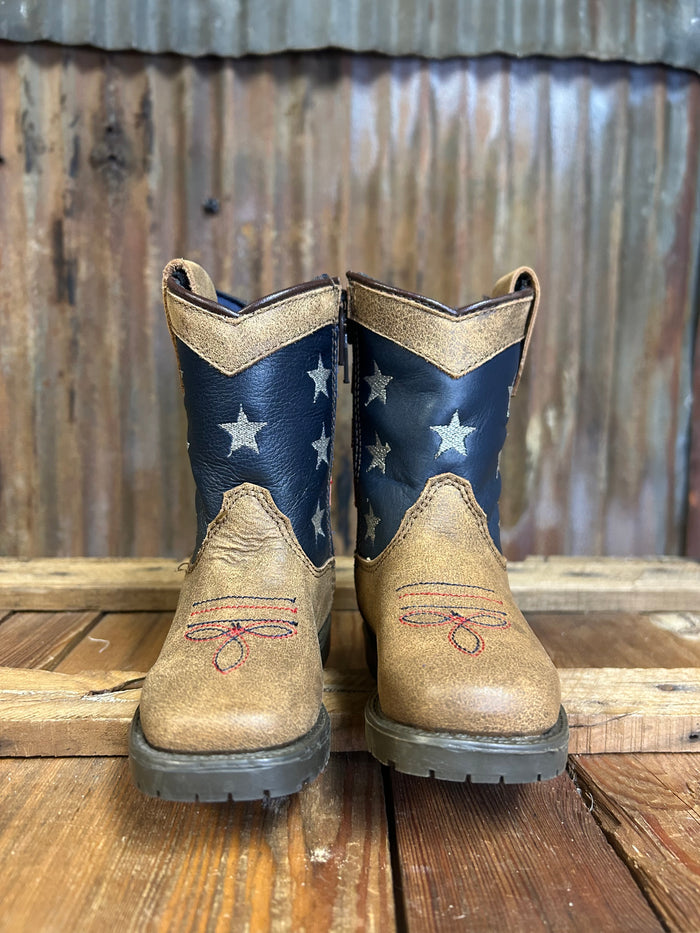 Smoky Mountain Stars and Stripes Western Boot