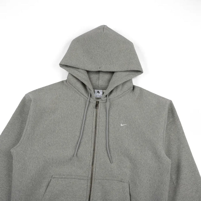 Solo Swoosh FZ Hoodie 'Dark Grey Heather'