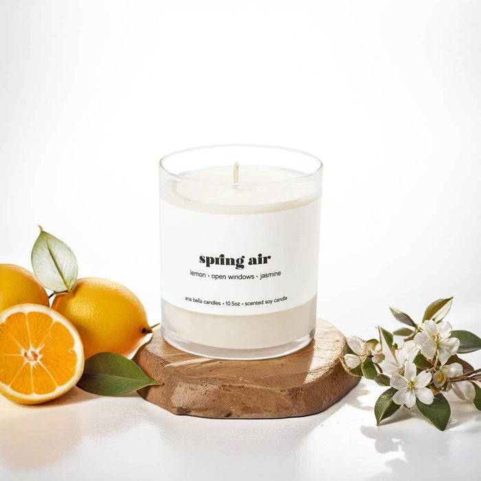 Spring Air Soy Candle 10.5oz Glass Jar