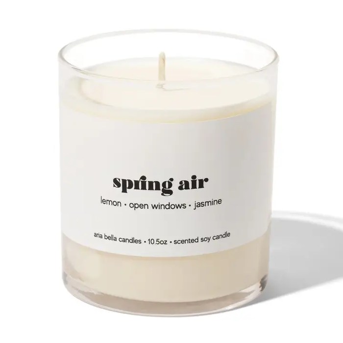 Spring Air Soy Candle 10.5oz Glass Jar