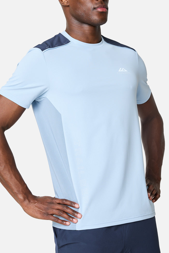 SS26 Triathlon Tee - Frosted Air/Skylar/Storm Blue