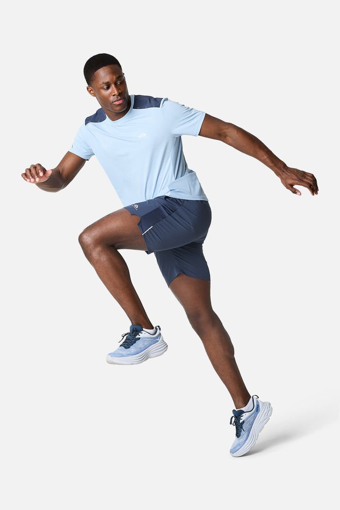 SS26 Triathlon Tee - Frosted Air/Skylar/Storm Blue