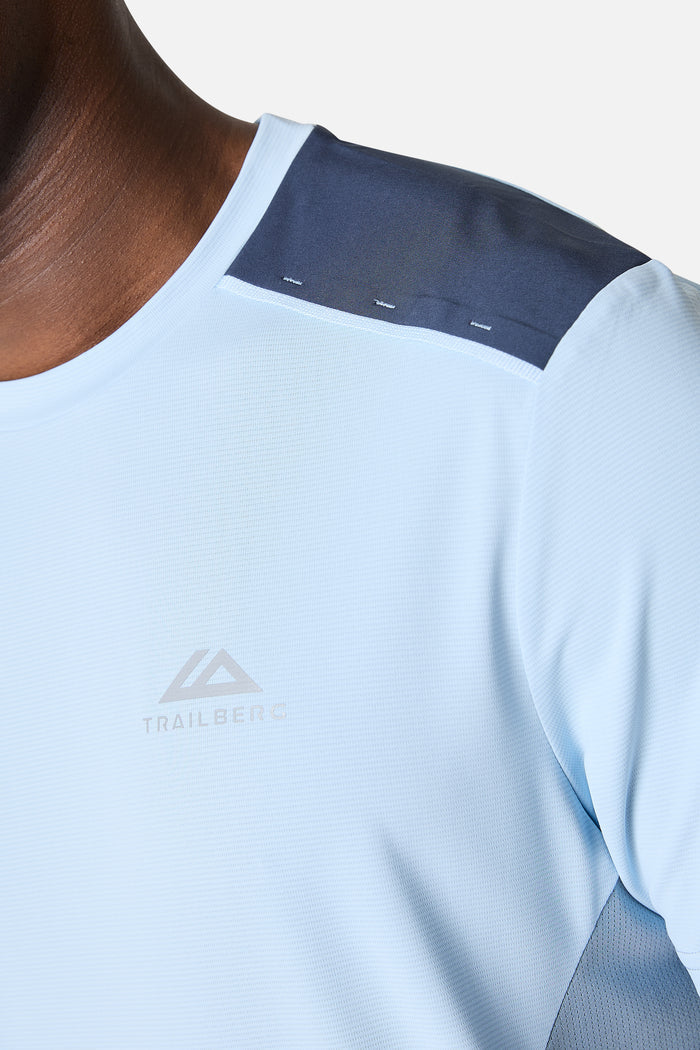 SS26 Triathlon Tee - Frosted Air/Skylar/Storm Blue
