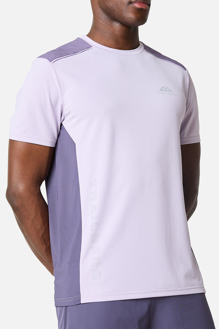 SS26 Triathlon Tee - Twilight Lilac/Lavender Drift/Dark Lavender